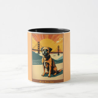 Mug border terrier, modernité du milieu du siècle, Pon