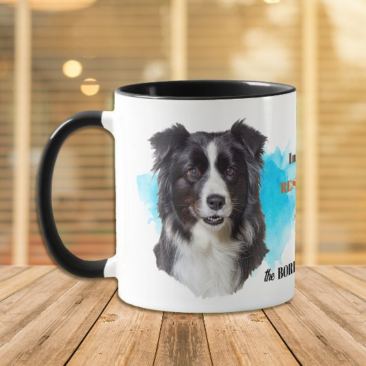 Mug Bordure Collie Chien Loyal Ami