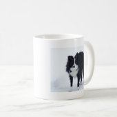 Mug Bordure Collie Debout (Devant droit)