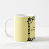 Mug Bordure vintage libre Sun personnalisable (Gauche)
