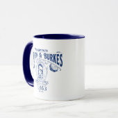 Mug BORGIN & BURKES™ Artefacts foncés Magasin graphiqu (Devant gauche)