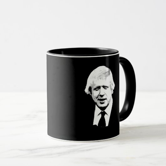 Mug Boris Johnson - buste - - (Devant droit)