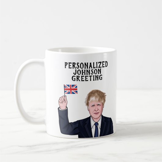 MUG BORIS JOHNSON PERSONNALISÉ (Gauche)