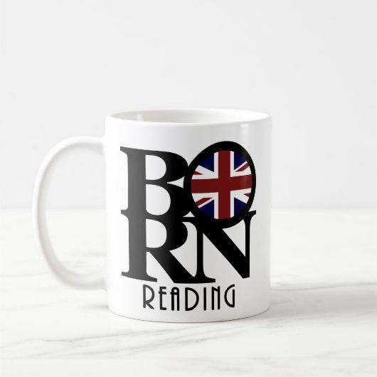 Mug BORN Lecture Angleterre 11oz (Gauche)