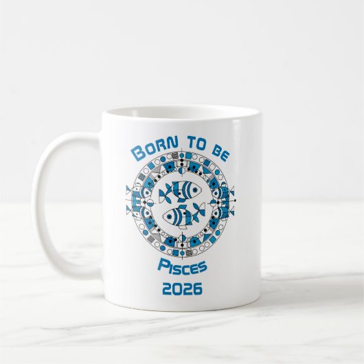 Mug Born to be Pisces (Gauche)