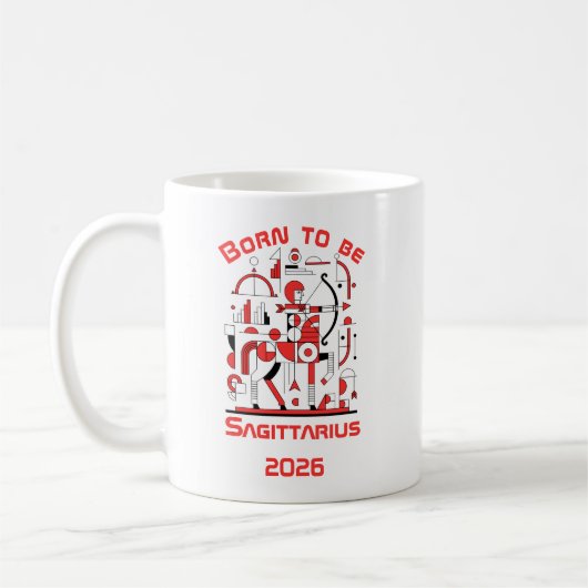 Mug Born to be Sagittarius (Gauche)