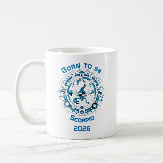 Mug Born to be Scorpio (Gauche)