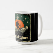 Mug Born To Explore – Natural Explorer Wilderness (Devant droit)