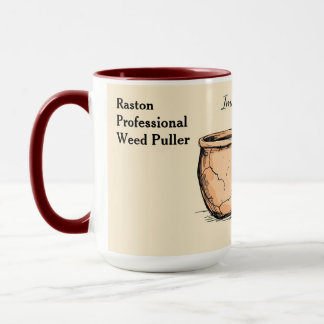 Mug Born to Garden Botanical Illustration Gift