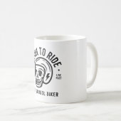 Mug Born to Ride (Devant droit)