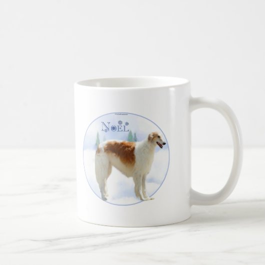 Mug Borzoi Noel (Droite)