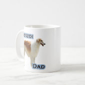 Mug Borzoi Papa 4 (Devant gauche)