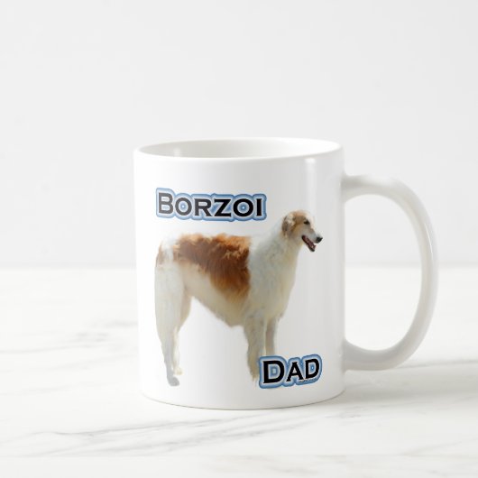 Mug Borzoi Papa 4 (Droite)