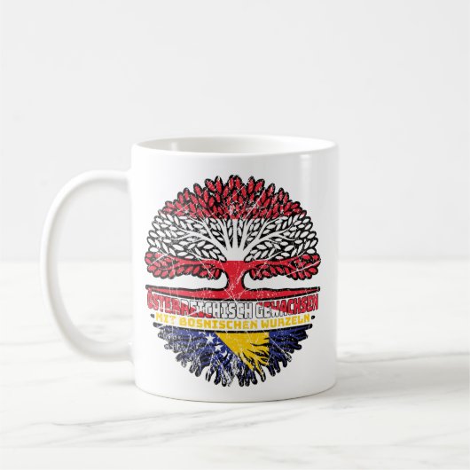 Mug Bosniaque Österreichisch Österreich Baum (Gauche)