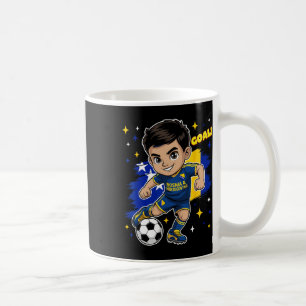 Mug Bosnie-Herzégovine Enfant Goal Dessin Animé Bosnie