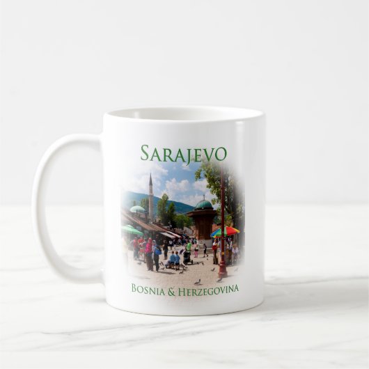 Mug Bosnie-Herzégovine : Sarajevo et Mostar (Gauche)
