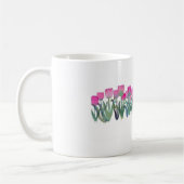 Mug Bosquet de tulipes roses (Gauche)