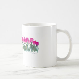 Mug Bosquet de tulipes roses