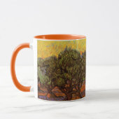 Mug Bosquet d'oliviers, ciel orange de Vincent van Gog (Gauche)