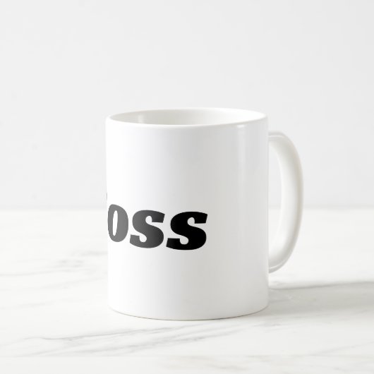 Mug Boss (Devant droit)