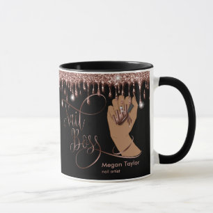 Mug Boss à ongles, cadeau pour manucure de technicien 