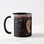 Mug Boss à ongles, cadeau pour manucure de technicien  (Gauche)