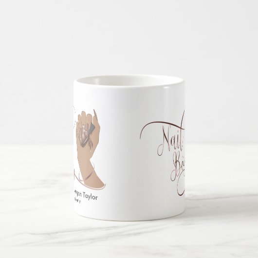 Mug Boss à ongles, cadeau pour manucure de technicien  (Centre)