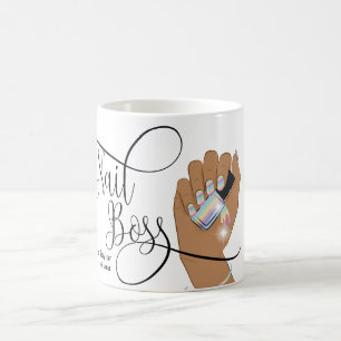 Mug Boss à ongles, technicien à ongles, clous longs, m