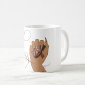 Mug Boss à ongles, Technicien à ongles, ongles longs, (Devant droit)