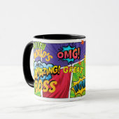 Mug BOSS - Ajouter Un Nom À COMIC SUPERHERO WORLDS MEI (Devant gauche)