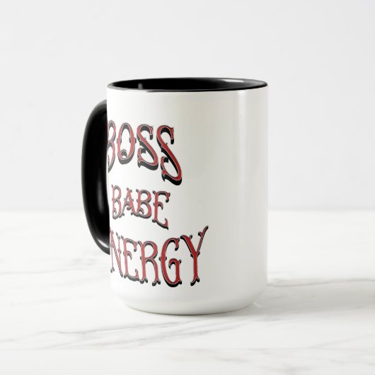 Mug Boss Babe Energy (Devant gauche)
