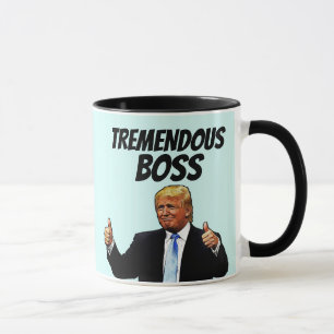 MUG BOSS CAFÉ MUG, DONALD TRUMP