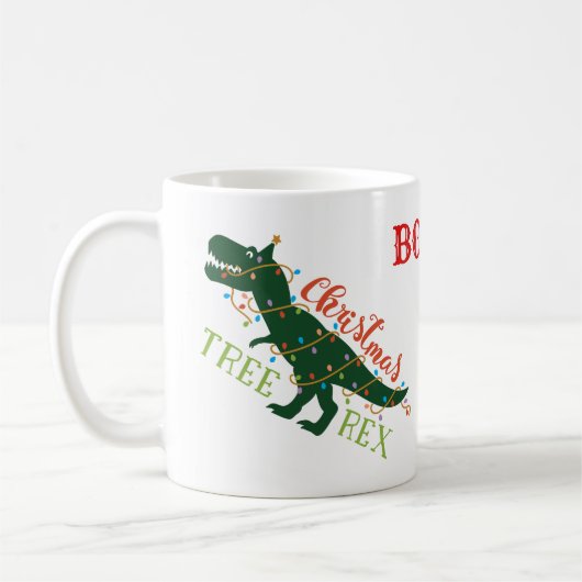 Mug BOSS Christmas T-REX (Gauche)