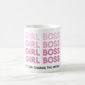 Mug Boss de fille rose moderne Meilleur cadeau de fill (Centre)