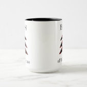 Mug Boss de Noël Plaid Arbre de Noël Drôle (Centre)