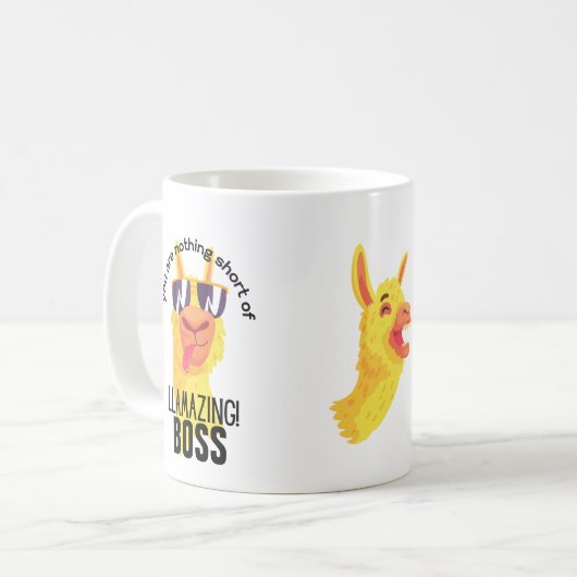 Mug BOSS FUNNY Vous N'Êtes Rien Moins Extraordinaire (Devant gauche)
