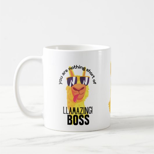 Mug BOSS FUNNY Vous N'Êtes Rien Moins Extraordinaire (Gauche)