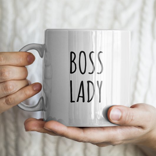 Mug "Boss Lady" Agritourisme moderne simple