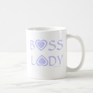 Mug Boss Lady aux Coeurs de Lavande