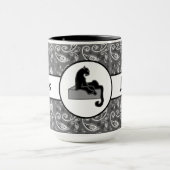 Mug Boss Lady Black Cat Ringer 15oz (Centre)