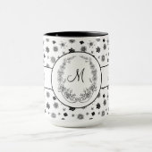 Mug Boss Lady Black Monogram Ringer 15oz (Centre)