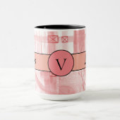 Mug Boss Lady Black Monogramme Abstrait 3 Ringer 15oz (Centre)