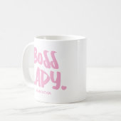 Mug Boss Lady Pink Propriétaire d'entreprise Entrepren (Devant gauche)