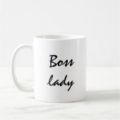 Mug "Boss lady" pour la femme en charge (Gauche)