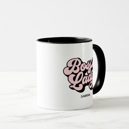 Mug Boss Lady Retro Rose (Devant droit)