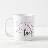 Mug Boss Lady rose et gris (Gauche)