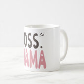 Mug Boss Mama - Idée cadeau pour maman (Devant droit)