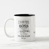 MUG BOSS - MERCI BOSS  incroyable boss (Gauche)
