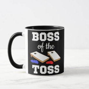 Mug Boss Of the Toss for a Cornhole Game Cornholer