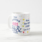 Mug Boss Personnalisé - 'Un Boss Vraiment Extraord (Devant gauche)
